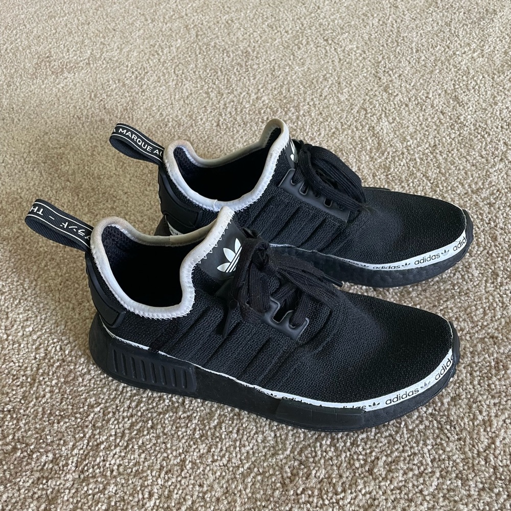 Black Adidas Boost shoes. Women’s size 7